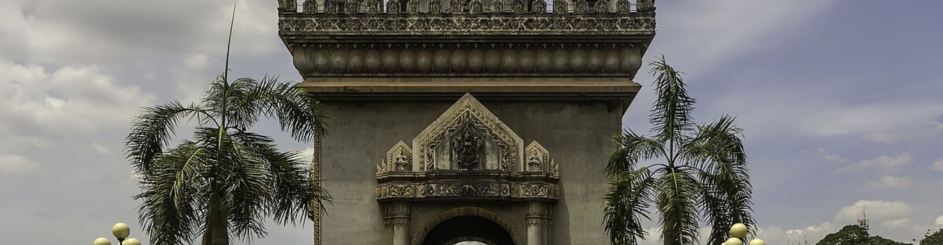 Sunset over Vientiane skyline