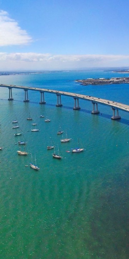 Scenic view of Coronado, CA