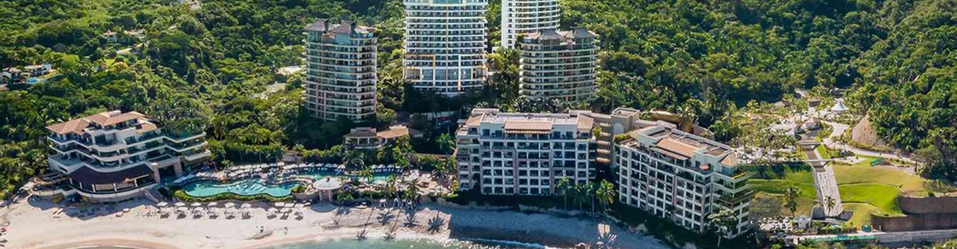 Sunset view over Puerto Vallarta bay