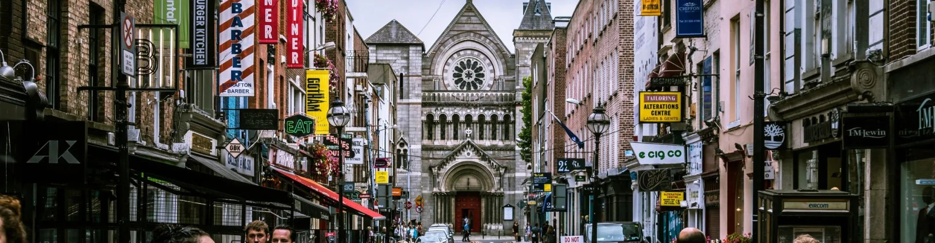 Scenic view of Dublin skyline