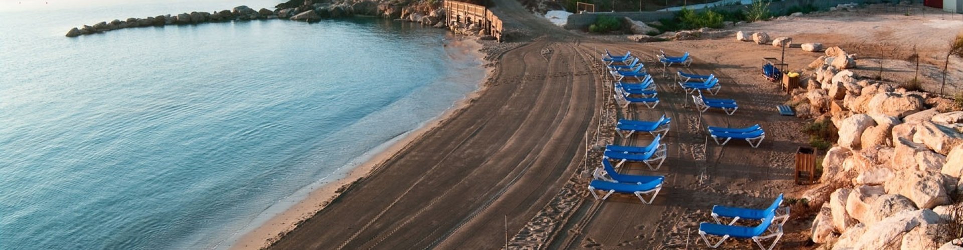 Beautiful view of Paralimni coastline