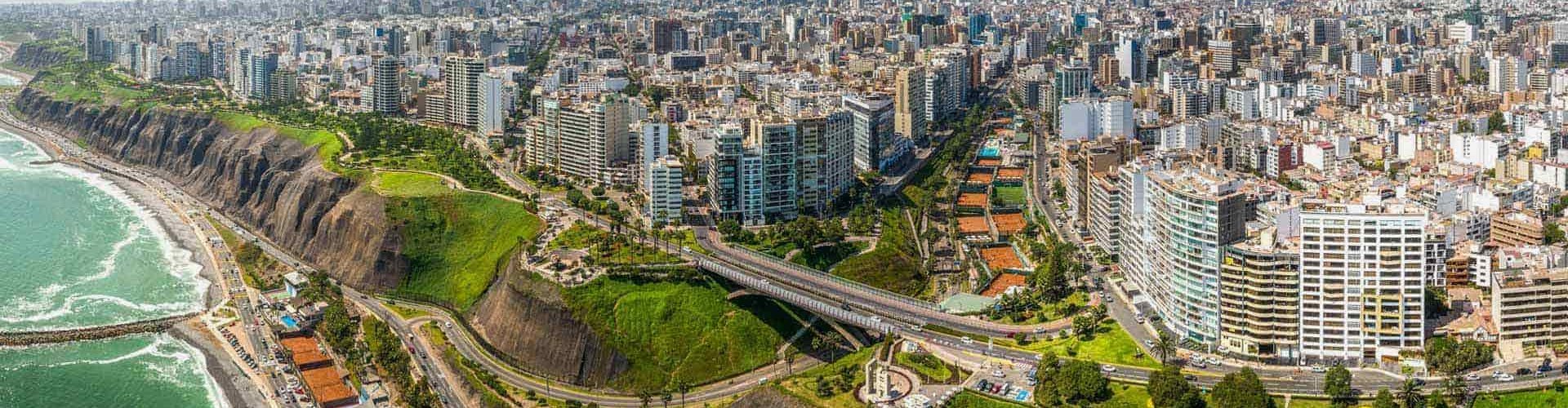 Sunset over Lima, PE skyline
