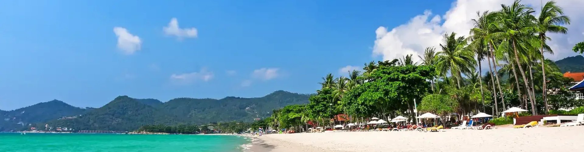 Sunset over Koh Samui beach