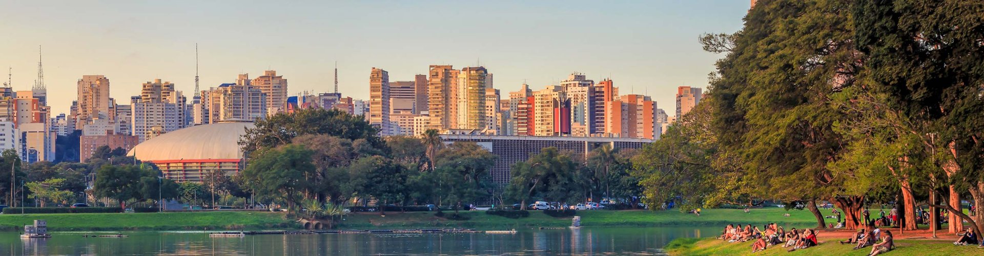 São Paulo cityscape at sunset