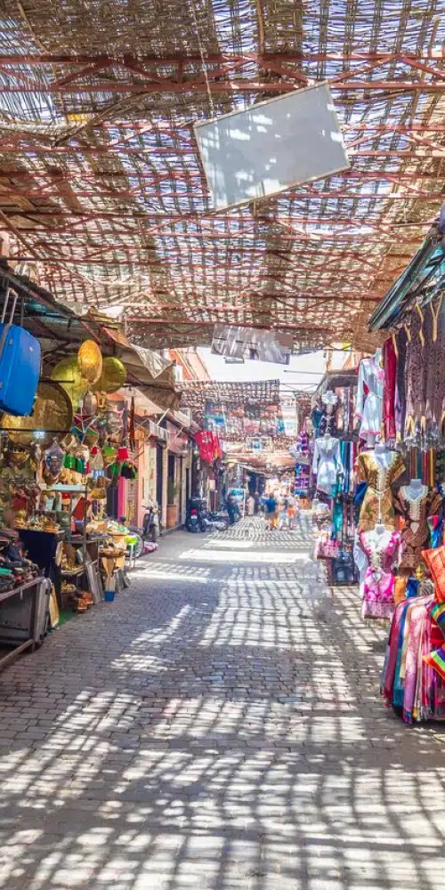 Traditional Marrakech riad interior