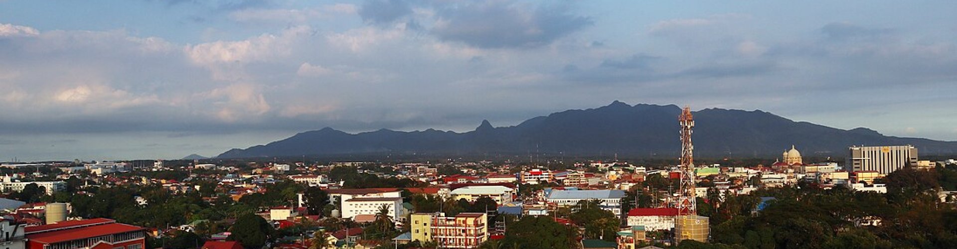 Sunset over Batangas City skyline