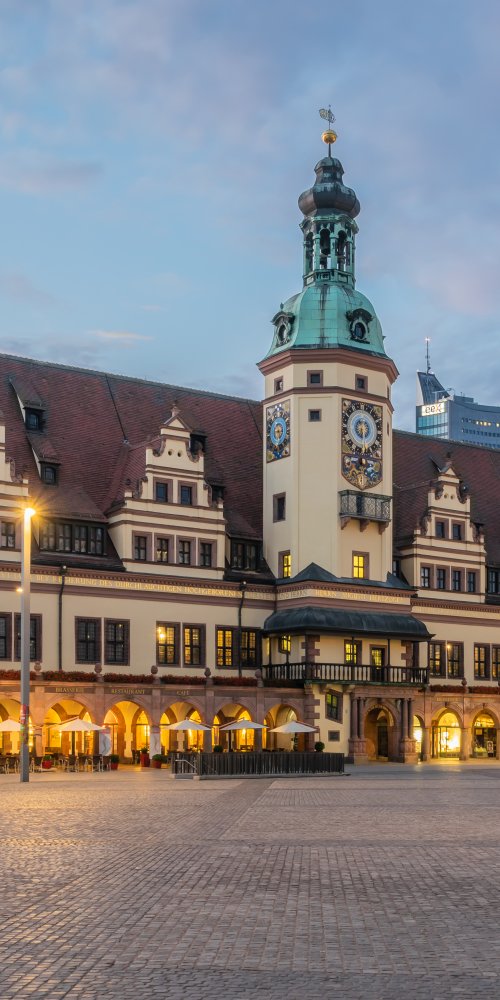Leipzig street scene