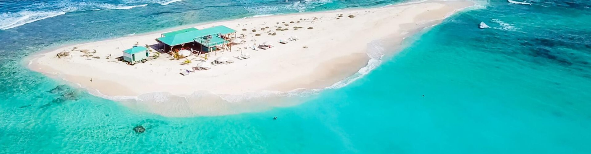 Sunset paysage in Anguilla