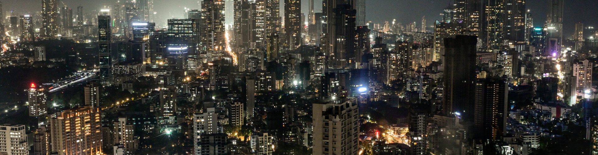 Mumbai cityscape sunset