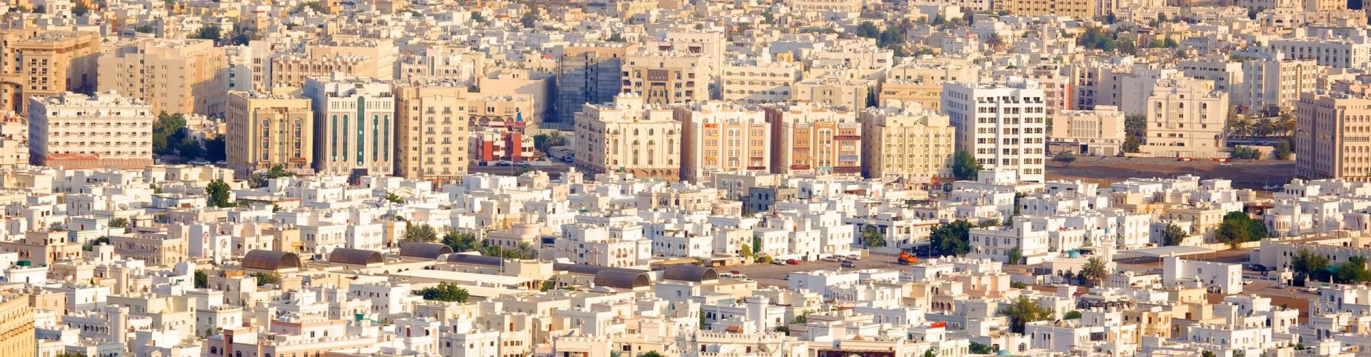 Muscat cityscape at dusk