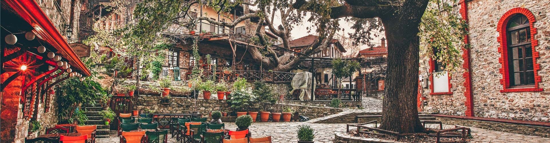 Sunset view in Kateríni, GR