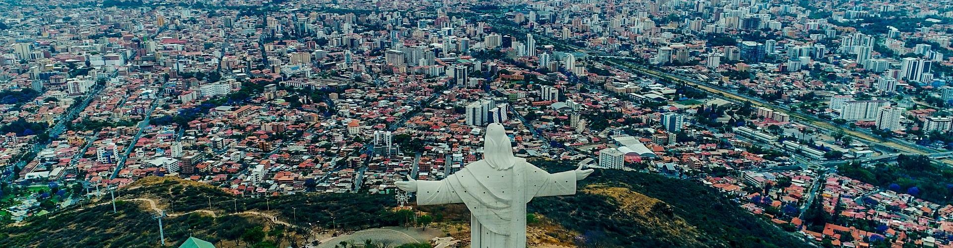 Cochabamba cityscape landscape