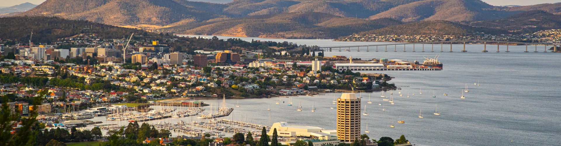 Scenic Hobart view