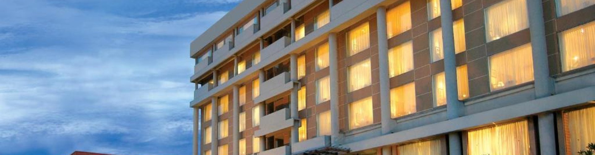 Chandīgarh cityscape at sunset