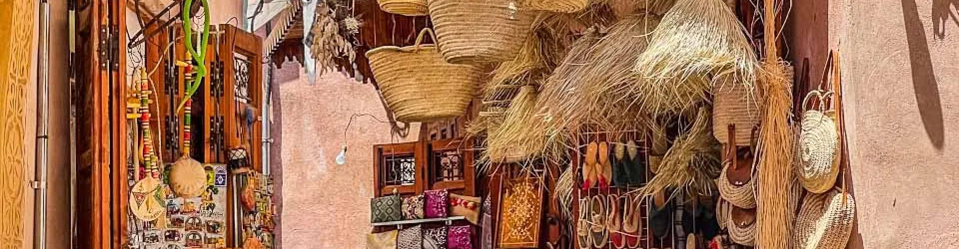 Sunset over Marrakech skyline